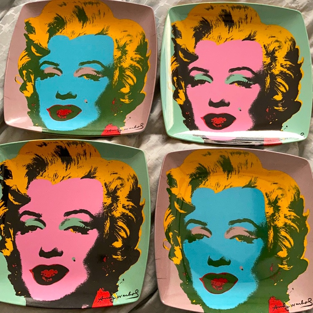 Marilyn Monroe Precidio Objects Plates - 4